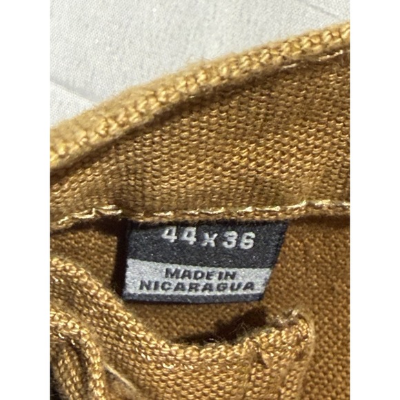 Carhartt B11 Loose Fit Washed Duck Utility Work Pants Brown 44x36 BN0011-M NWT - Picture 8 of 8